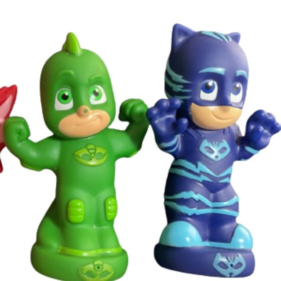 PJ Mask Bath Toy Figures: Catboy, Owlette & Gekko 5" - Picture 2 of 4